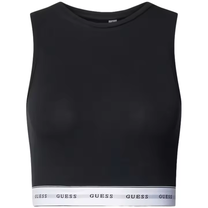 Camiseta Guess Carrie Sl Crop Top - 1