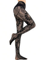 Calcetines Largos Hasta La Rodilla Para Mujeres Y Niñas Con Lazo De Encaje Y Suspensión Elasticidad Térmica Calcetines De Spandex Y Nylon - details 5