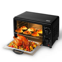 Horno negro multifuncional 700W, 13L freidora eléctrica de aire, tostadora de encimera, horno de doble capa para tostadas, Broil, asados y repostería, Enchufe UE 220V - details 0