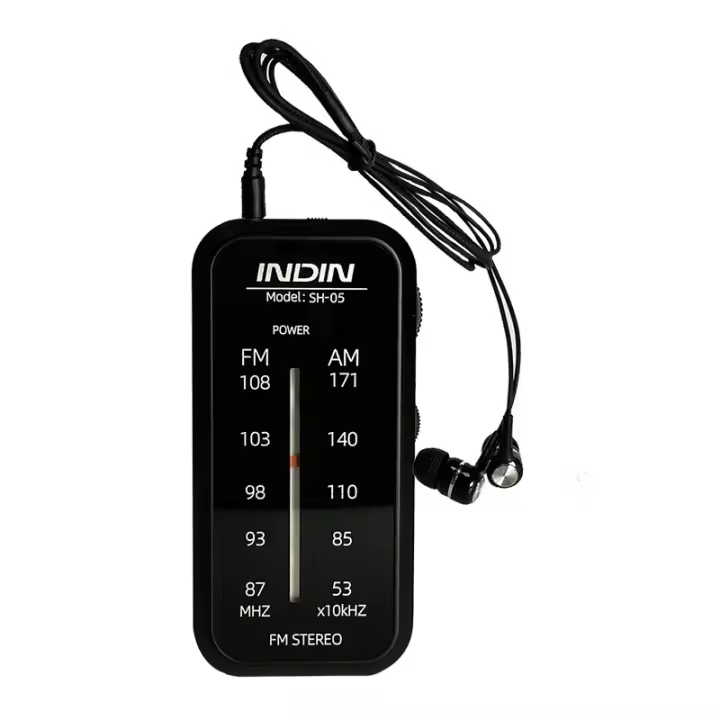 Mini radio de bolsillo portátil FM AM FM Estéreo de Doble Banda de Radiodifusión - 1