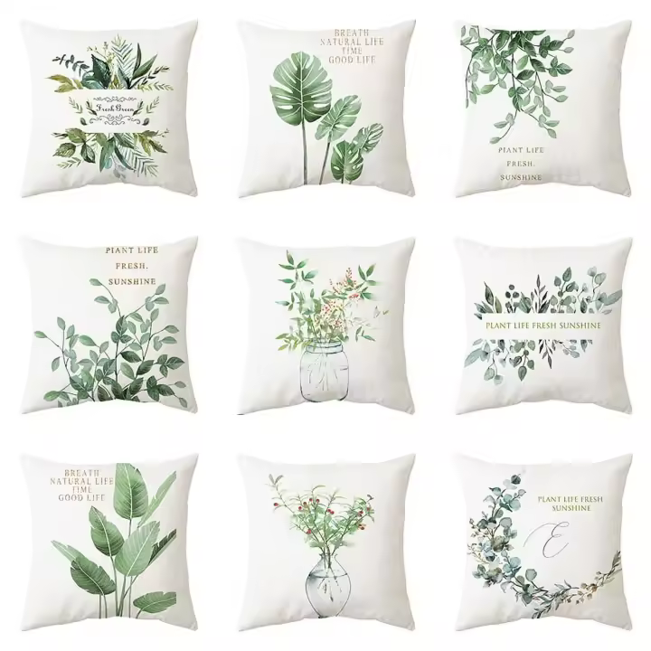Juego de 14 fundas de 45x45 cm, fundas de almohada Decorativas para Sofá, Hogar, Sala de estar, dormitorio (14 estilos diferentes) - 1