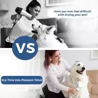 Secador de Pelo para Mascotas | Secador de Pelo Portátil y Silencioso 2 en 1 con un Cepillo Práctico | Temperatura Ajustable | para Perros y Gatos Pequeños y Medianos, - details 3