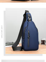 Bolso De Hombro Para Hombre Casual Impermeable Y Resistente Al Desgaste Con USB Recargable Y Compartment Interior Bolsa De Pecho - details 18