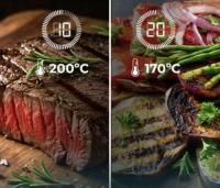 Freidora de aire Cecotec Cecofry&Grill Duoheat 10000, Doble resistencia dorado perfecto, sabor parrilla en carnes, 10 Litros, 2800 W, pared divisoria móvil para optar entre dos cestillos con temperatura dual o una sola cubeta - details 5