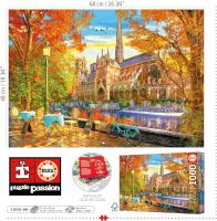 Educa -Puzzle de 1000 Piezas Otoño en Notre Dame . Medidas: 68 x 48 cm. Incluye Cola Fix Puzzle. + 14 años Educa19936 - details 1