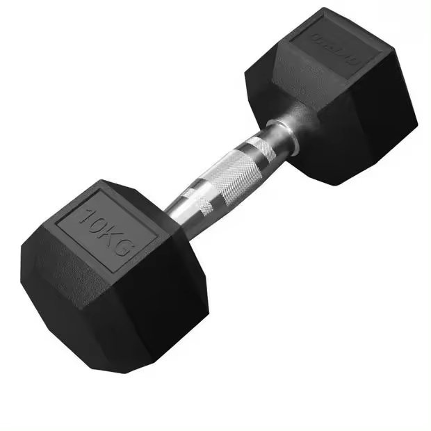 Mancuerna Profesional de Caucho Resistente y Duradero (Arafit) - 1