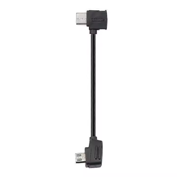 Cable de datos Startrc de 10 cm con conector convertidor USB-C/Tipo-C a micro USB para DJI Mavic Mini/Air y control remoto Shark - 1