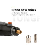 Taladro Mini Inalámbrico USB Con Cuerda Dremel Herramienta Rotativa 21000rpm Pluma Grabadora Electrónica Set DIY Con Accesorios - details 7