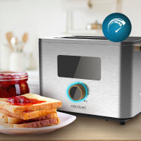 Tostador Vertical Touch&Toast con Pantalla Táctil - 950W - Acero Cecotec - details 2