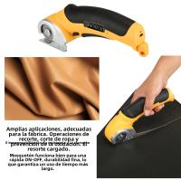 Tijeras Eléctricas De Corte De 6mm Máquina De Corte De Tela Para Papel Y Cuero Plástico Aluminio Rotación Rápida 240r/min Batería 4V 2000mAh - details 4