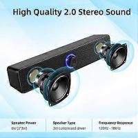 Auriculares de escritorio con USB y sonido estéreo 2,0, entrada auxiliar de 3,5mm para computadora de escretorio, portátil, tableta y teléfono móvil. - details 0
