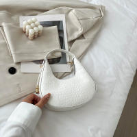 Bolso De Hombro En Forma De Crescent Para Mujer Bolso De Armpita Diseñador Bolso De Mano Diario Bolso Para Teléfono Vintage PU Suave - details 13