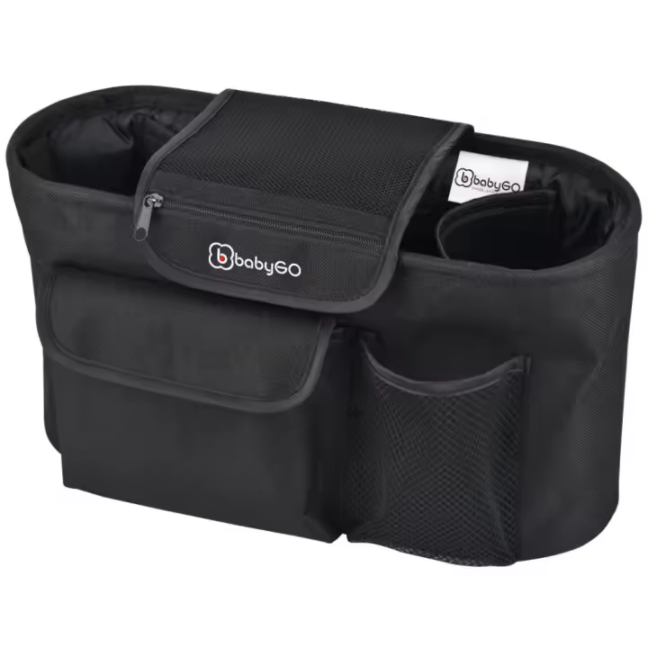 Organizador para carrinho de bebé babyGO Black - 1
