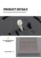 Luces Solares Para Jardín Impermeables Iluminación De Paisaje Para Vía Larga Y Jardín Decoración De Jardín Con Lámpara Y Farol Solar Potenciado - details 7