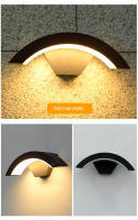Lámpara De Pared Exterior Impermeable IP65 Con Sensor De Movimiento Radar Iluminación Exterior Para Porche Balcón Jardín Vestíbulo Luz Moderna LED Sin Ajuste Dimmer - details 13