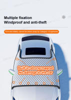 SEAMETAL Protección De Ventanas De Coche Para Invierno Cubierta De Nieve Universal Para Parabrisas Y Ventanas Lateral ProteCTOR DE VENTANA AL AIRE LIBRE - details 9