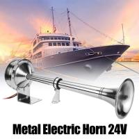 Bocina De Aire 24V 150DB De Acero Inoxidable Para Camiones Barcos Trenes RVs Remolques Bocina Única De Alta Calidad - details 0