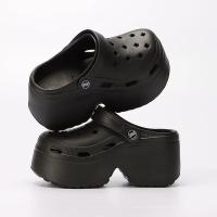 Sandalias De Tacones Altos Para Mujer Verano 2024 Cerradas Plataforma Gruesa Antideslizante Tacón Alto Con Plataforma 3-5cm Suela Gruesa Sandalias De Plataforma Gruesa Para Mujer - details 7