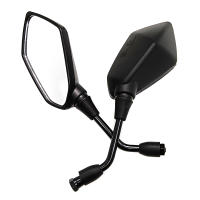 Par De Espejos Retrovisores Universales Para Motocicleta Scooter E-Bike Espejo Convexo De Dos Lados Para Electromóvil Material ABS Plástico Tamaño 8mm/10mm - details 2