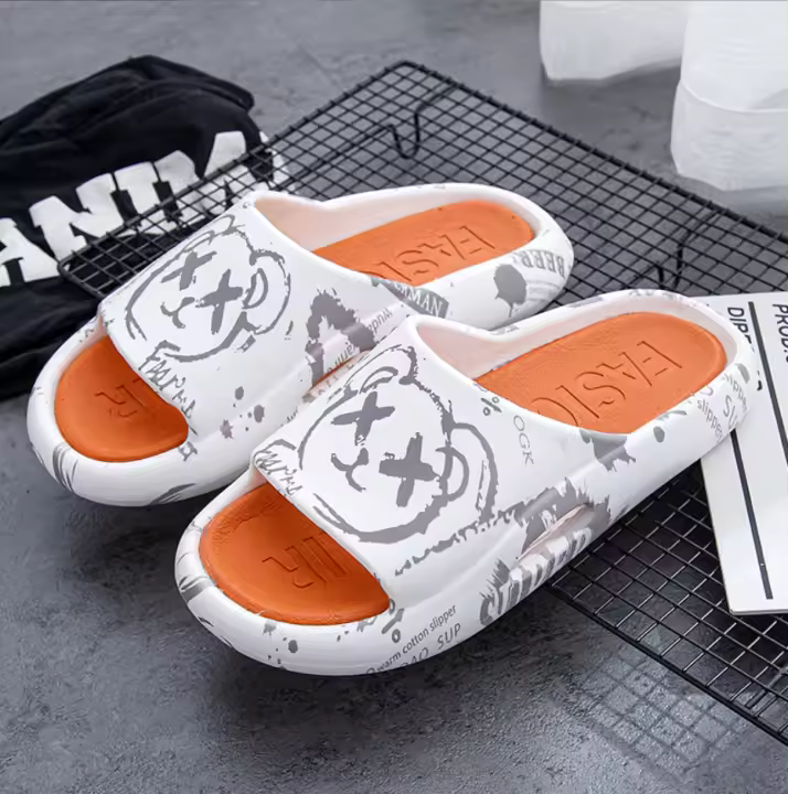 Sandalias De Verano Para Hombres Antideslizantes De PVC De Alta Calidad Zapatillas De Playa Unisex Cómodas Y Elegantes - 1