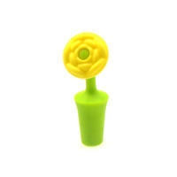 Tapa De Botella De Vino De Silicona Con Flor Tapa Aislante Para Vino Cerveza Champán Herramientas De Barra Accesorios De Cocina - details 6