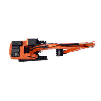 Modelo De Camión Excavadora De Brazo Largo HUINA 7122 1/50 Aleación Metal Vehículo De Construcción Juguete Para Niños Regalos Sin Batería - details 7