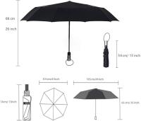 Paraguas fuerte resistente al viento para mujeres y hombres, paraguas de viaje automático, compacto, plegable, paraguas a prueba de viento con revestimiento de bloqueo - details 4