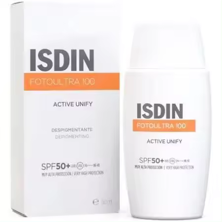 ISDIN FotoUltra Active Unify Fluido De Fusión Protector Solar SPF 50+ - 1