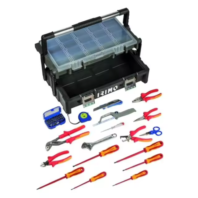 caja herramientas  manuales para electricidad  Irimo 48 piezas - 1