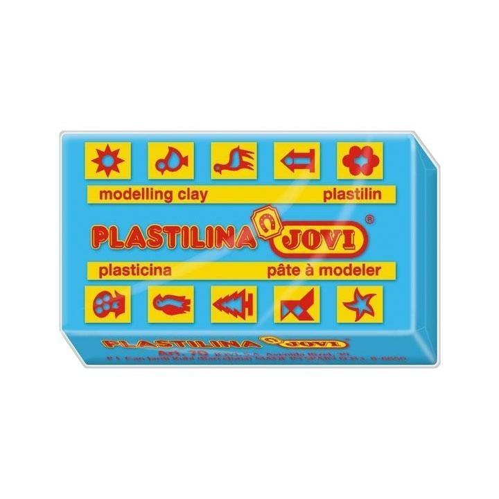 Plastilina Jovi 70 Color Azul Claro, Pasta De Modelar Vegetal Que No Se Endurece, Para Niños 3+