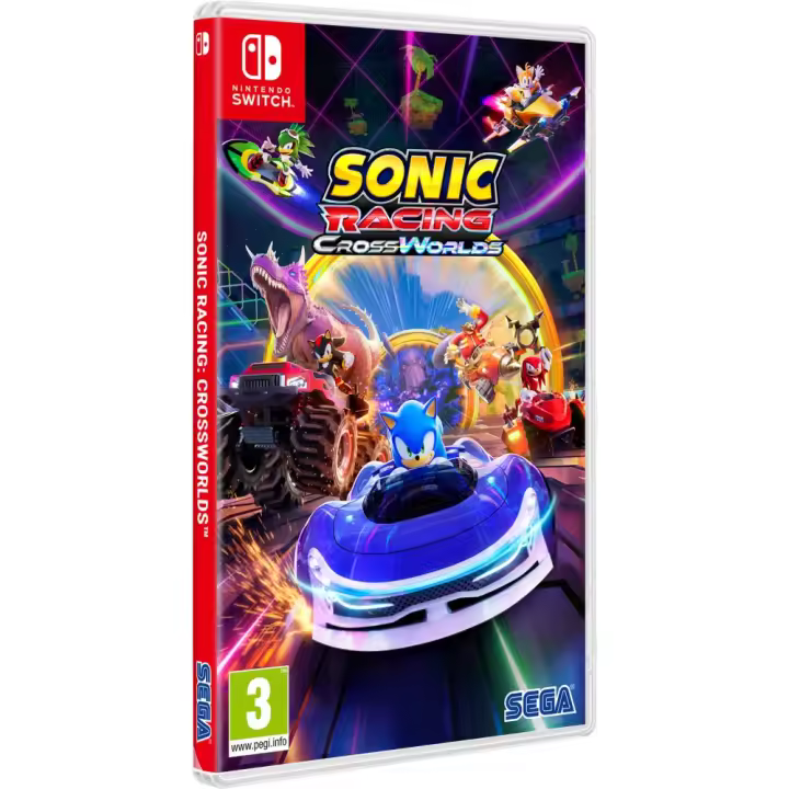 SONIC RACING CROSSWORLDS SWITCH JUEGO FÍSICO PARA NINTENDO SWITCH VERSIÓN ESPAÑOLA GARANTÍA EUROPEA EUROPEAN WARRANTY Nintendo - 1