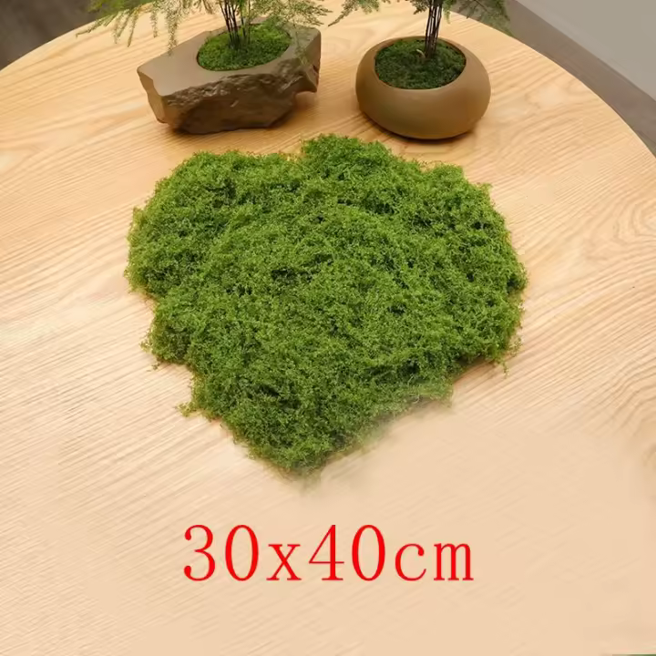 Falso Moss Verde Para Manualidades DIY Hierba Artificial Decoración De Jardín Y Habitaciones Material Sintético Estilo De Pasto - 1