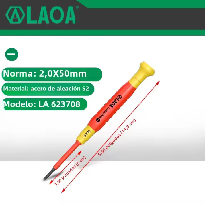 Llave De Fijación Precisa LAOA Aislada De Acero De Aluminio Tamaño Pequeño Para Remover Gafas Relojes Teléfonos Móviles Y Portátiles - 1