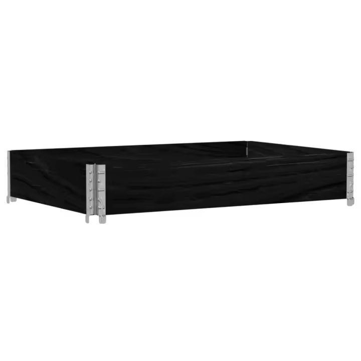 vidaXL Jardinera de madera maciza de pino 120x80 cm Color Marrón,  Negro,  Gris y mas - 1