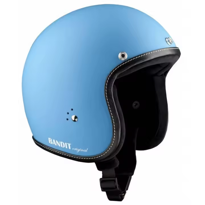 Casco moto Bandit Premium 20 anniversary Azul Open face NO Homologado JETPB - 1