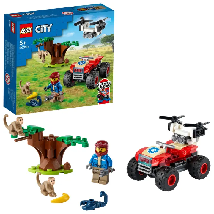 Rescate de la Fauna Salvaje: Quad - LEGO CITU 60300 - 1