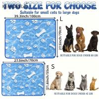 Almohadilla De Enfriamiento Para Perros Grandes KEMORELA Alfombrilla De Seda Hielo Auto-Enfriamiento Lavable Para Verano Cómoda Para Perros Y Gatos - details 2