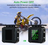 Sistema De Monitoreo De Presión De Neumáticos Para Motocicleta Powstation TPMS Wireless Con Alarma De Temperatura Y Pantalla Colorida Recarga Solar - details 8