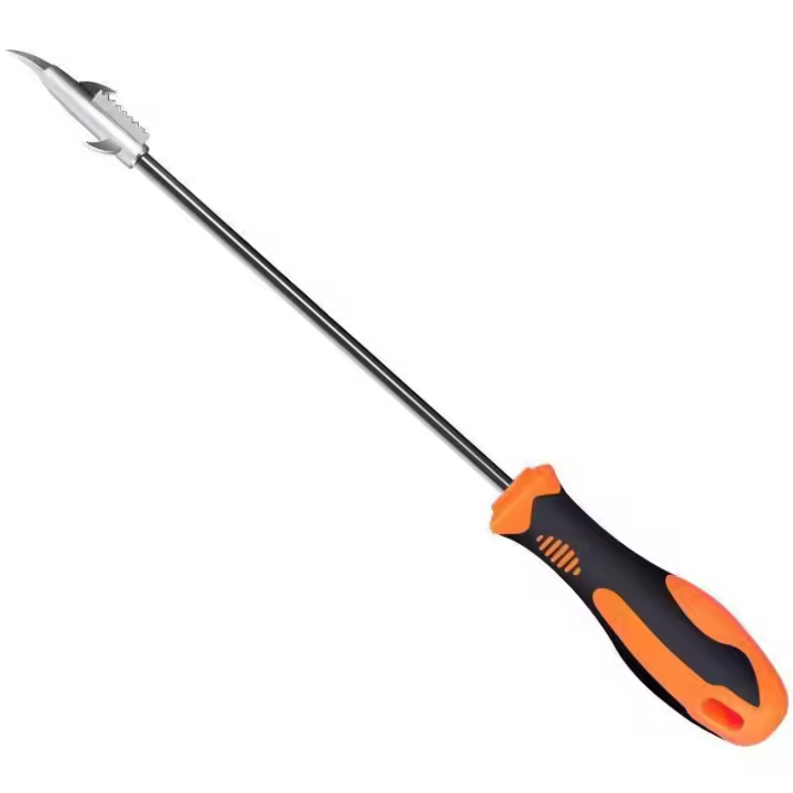 Herramienta De Limpieza De Neumáticos Con Gancho Y Destornillador Accesorio Para Eliminar Pedazos De Piedra Durable Para Reparación De Neumáticos - 1