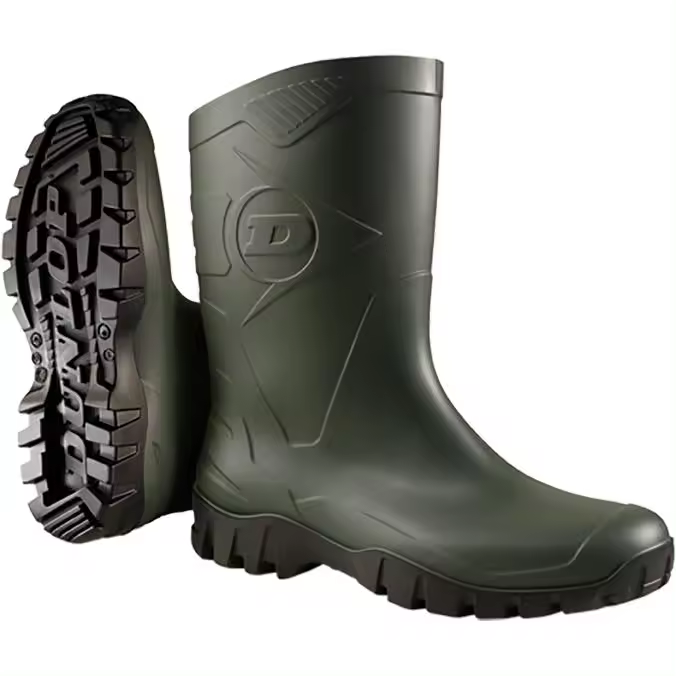 Botas de Agua Dunlop Media caña verde Talla 43 - 1