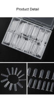 120pcs De Gel De Construcción Polímera Para Uñas Con Formas Duplicadas Extensiones De Uñas UV Falsas De Resina En 12 Tamaños - details 12