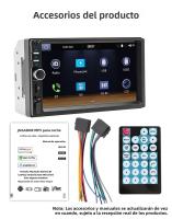 Radio De Coche HIPPBQCC 2Din 7 Pulgadas MP5 Multimedia Reproductor Bluetooth USB TF FM Con Espejo Link Y Cámara Trasera Universal - details 11