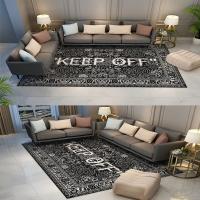 Alfombra No Esmerilada Antideslizante Absorbente De Agua Resistente a Manchas Para Sala De Estar Dormitorio Decoración Del Hogar Moderna Polyester 100% - details 6