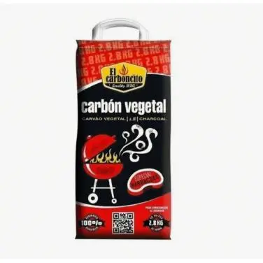 Carbón Puro Vegetal Especial Barbacoa 2.8KG-5KG 1 BOLSA, Carbón Vegetal para Barbacoa,Carbón Duradero de Poder Calorifico elevado Carbón Puro Vegetal Especial Barbacoa 2.8KG-5KG 1 BOLSA, Carbón Vegetal para Barbacoa,Carbón Dura - 1