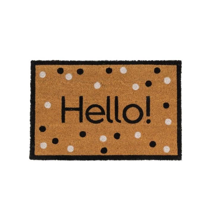 Hello Spring - Felpudo De Bienvenida Con Diseño Floral