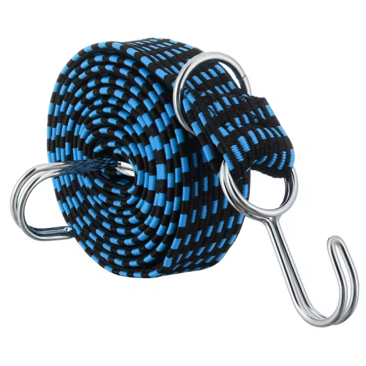 Cuerda De Goma Elástica Para Equipaje Con Gancho Para Bicicletas Y Motocicletas Correa De Anclaje Para Techo De Coche Accesorios De Motocicleta - 1
