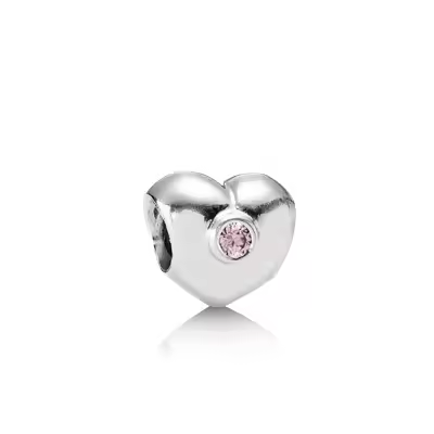 Charm Pandora Corazón Circonita Rosa 79134PCZ - 1
