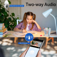 Cámara De Seguridad Wifi 360 Grados Para El Hogar Cámara Exterior Inalámbrica Wi-Fi Grabación Protección Doméstica Con Visión Nocturna Y Audio Bidireccional - details 3