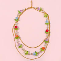 25 Sets Por Baguette De Cuentas De Tulipán De Vidrio Para Joyería DIY Accesorios De Collar Y Aretes Material De Arte - details 8