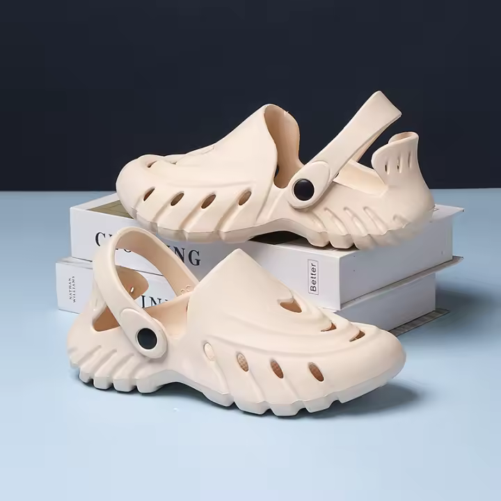 Nuevos Zapatos De Verano Para Hombre Sandalias Casuales Para Playa No Slip Zapatillas De Jardín Zapatos De Cocina Para Médicos Y Enfermeros Sandalias De Tobillo Estilo Fashion Material EVA - 1